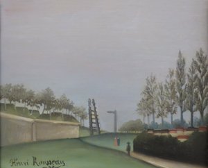 Veduta delle fortificazioni dalla Porta di Vanves